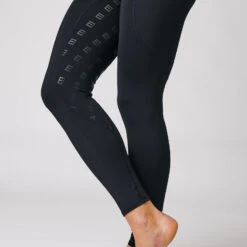 Reitleggings Mit Vollbesatz Für Damen Aus Silikon Mit Hohem Bund -Equestrian Dreams CP3675 DB 5