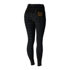 Reithose Mit Vollbesatz In Jeansoptik Für Damen -Equestrian Dreams CP3680 BL 3