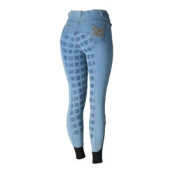 Reithose Mit Vollbesatz In Jeansoptik Für Damen -Equestrian Dreams CP3680 LB 3