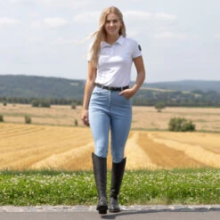 Reithose Mit Vollbesatz In Jeansoptik Für Damen -Equestrian Dreams CP3680 LB 6