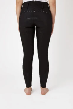 Horze Thermo Softshellreithose Für Damen Mit Hohem Bund Und Kristallen -Equestrian Dreams cp3592 bl 04