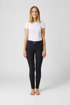 Horze Thermo Softshellreithose Für Damen Mit Hohem Bund Und Kristallen -Equestrian Dreams cp3592 db 03