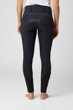 Horze Thermo Softshellreithose Für Damen Mit Hohem Bund Und Kristallen -Equestrian Dreams cp3592 db 04